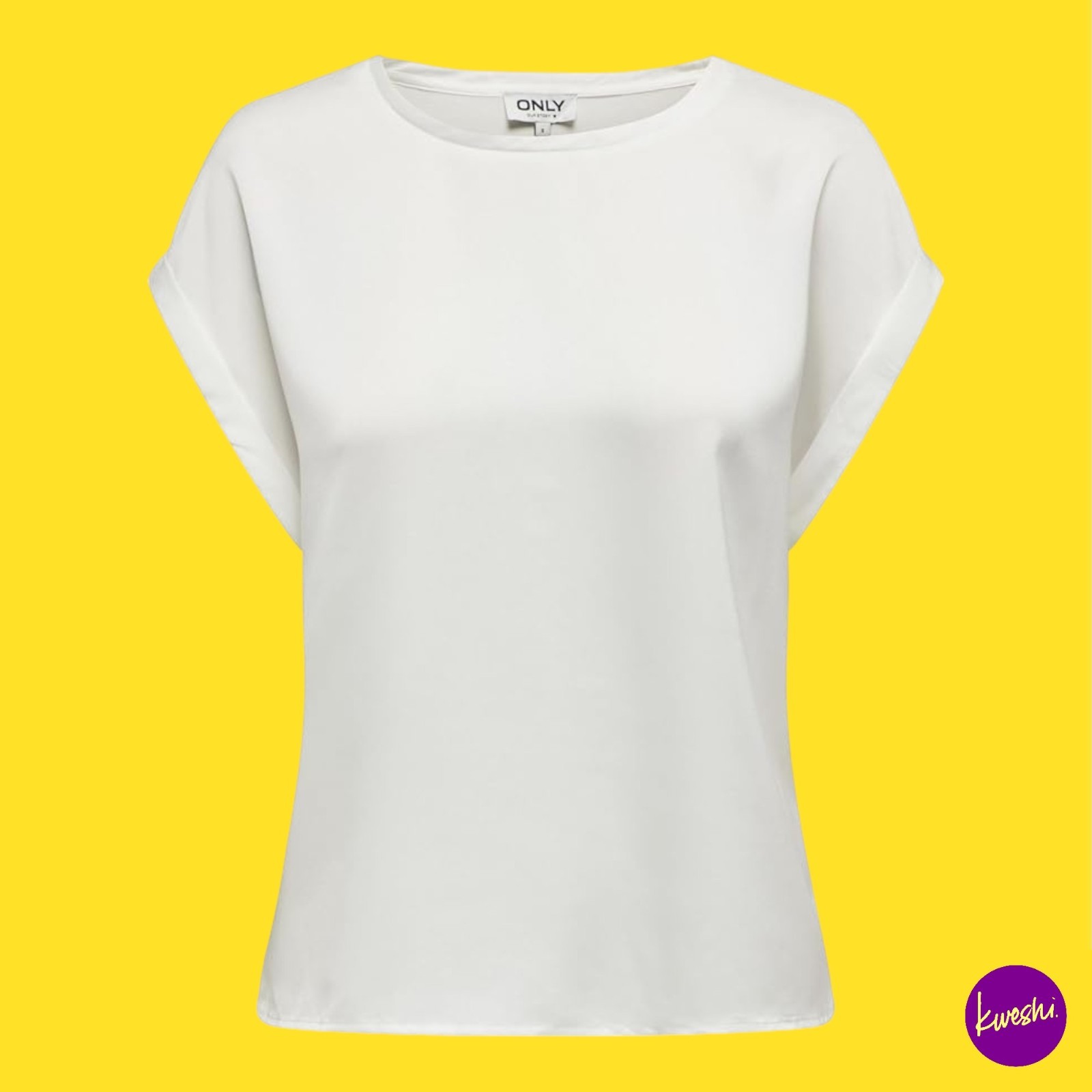 Only Women's White T-Shirt Lieke - Image 2