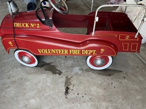 Gearbox Firetruck Pedal Car.  
