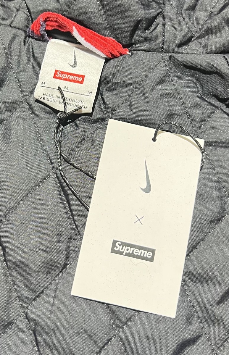 Supreme Nike Arc Corduroy Hooded Jacket SS22 Red Camo Medium Brand