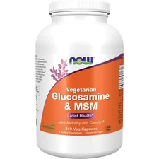 NOW Foods Vegetarian Glucosamine & Msm 240 Veg Caps