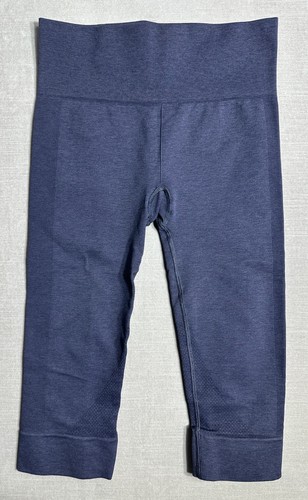 Lululemon Seamlessly Street Crop Yoga Leggings Women's Size 6 Blue - Afbeelding 1 van 8
