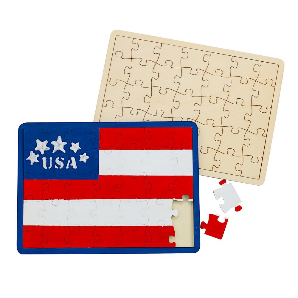 Набор пазлов Holztablett Puzzle из 6 предметов, набор для декорирования своих собственных