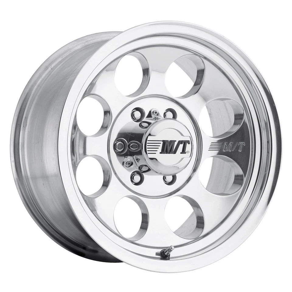 Mickey Thompson Classic III Polished Wheels 17" x 9" w/ 8 on 6.5" Bolt Pattern Foto 3 de 3