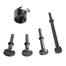 5 Pcs Air Hammer Bits Set, 0.401 Shank Smoothing Pneumatic Air Hammer Pneumat...