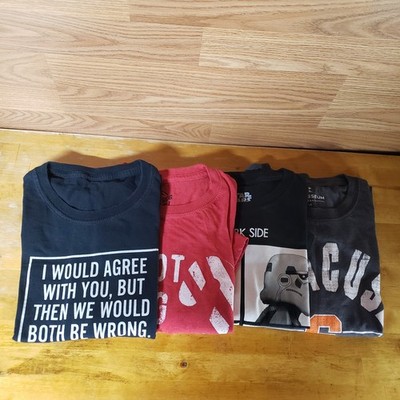 Star Wars Dark Side Black  And Other 3 T-shirts M for Men (Pre-owned)