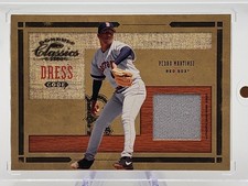 2004 Donruss Classics Dress Code Game-Worn Jersey 97/100 Pedro Martinez HOF 7eo