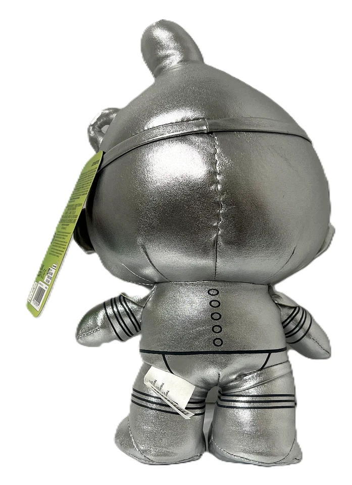 Wizard Of Oz ОЛОВЯННЫЙ ЧЕЛОВЕК 8 дюймов плюшевое серебро 2025 Warner Bros. Jazwares новый с Ярлыками - Изображение 3 из 4