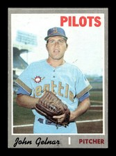 1970 Topps #393 John Gelnar Pilots EX+ *5m