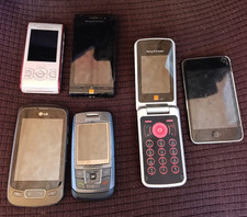 Vintage LOT OF 7 cell phones