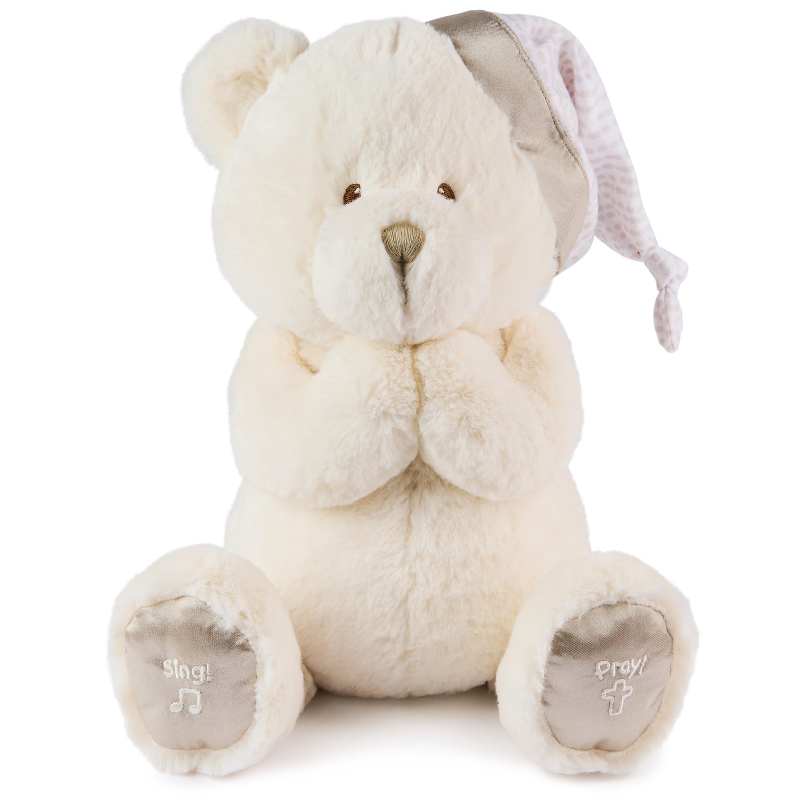 GUND Animated Goodnight Prayer Bear, Spiritual Plush Teddy Bear, Sensory Toy