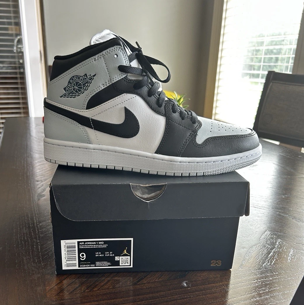 Nike Air Jordan 1 グレー/ブラック Jordan 1 Mid Black Grey for Sale - Authenticity Guaranteed - eBay