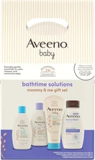 Aveeno Baby Bathtime Solutions Mommy & Me Gift Set, Wash & Shampoo,... 