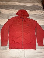 Fred Perry Salmon Pink Hoodie – Men’s Casual Pullover Size Medium