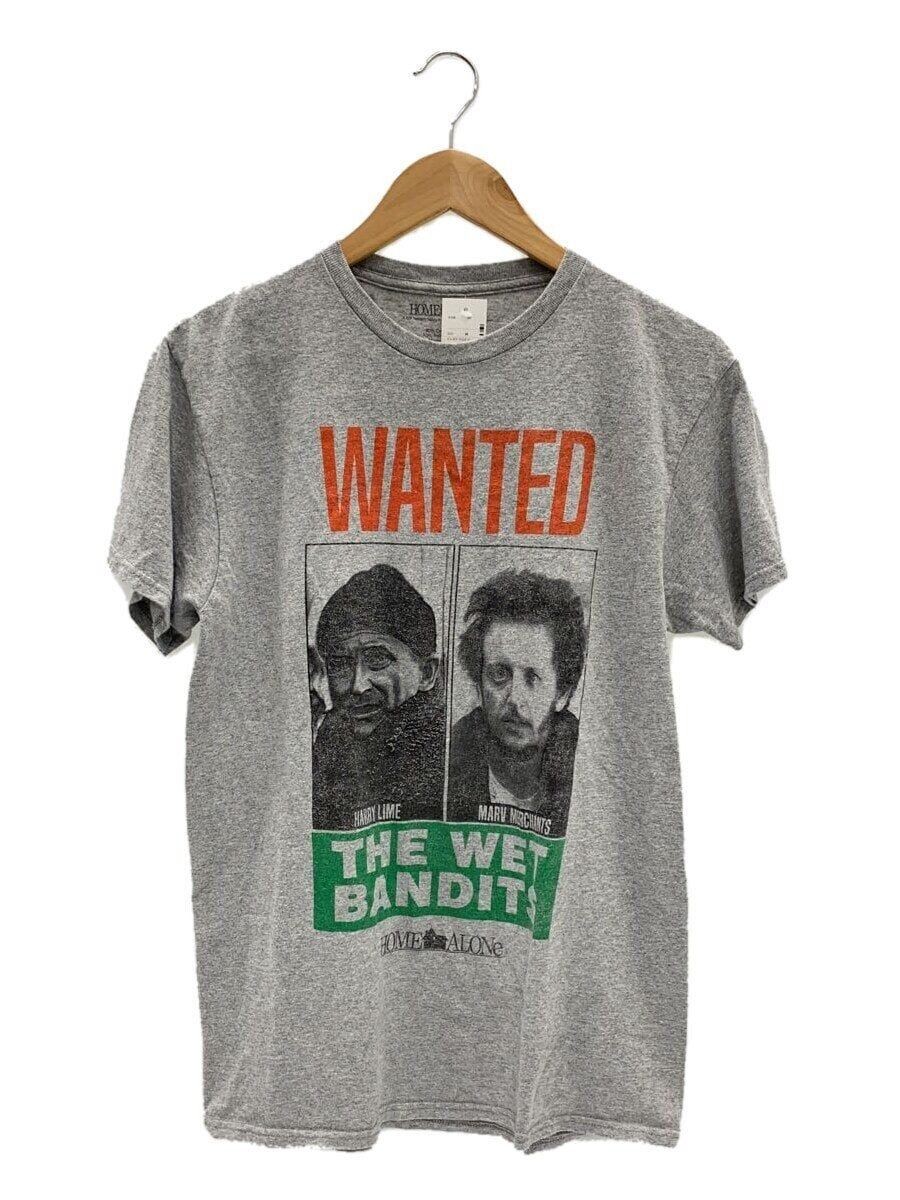 ALTRA T shirt altre marche HOMEALONE M cotone grigio stampa usata