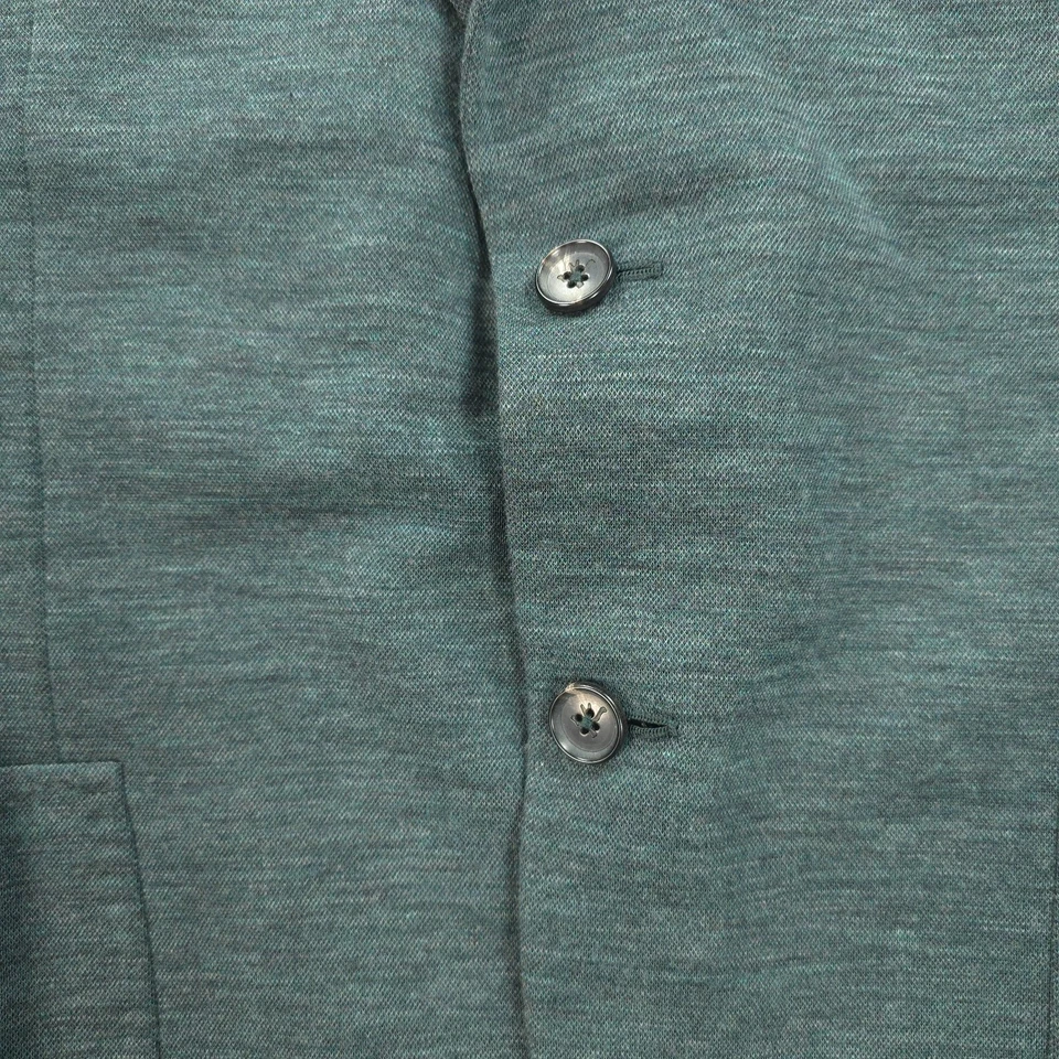 Isaia Blazer Mens 56 US 46 Green Base Cortina 100% Wool Italy Suit Sport Jacket - Image 3 of 4