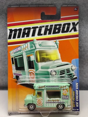 MATCHBOX City Action #63/100 Green Ice Cream Van - ''HAP'S TOP TREATS''  -  Nice! 