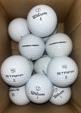 12  WILSON STAFF MODEL PEARL/A GOLF BALLS