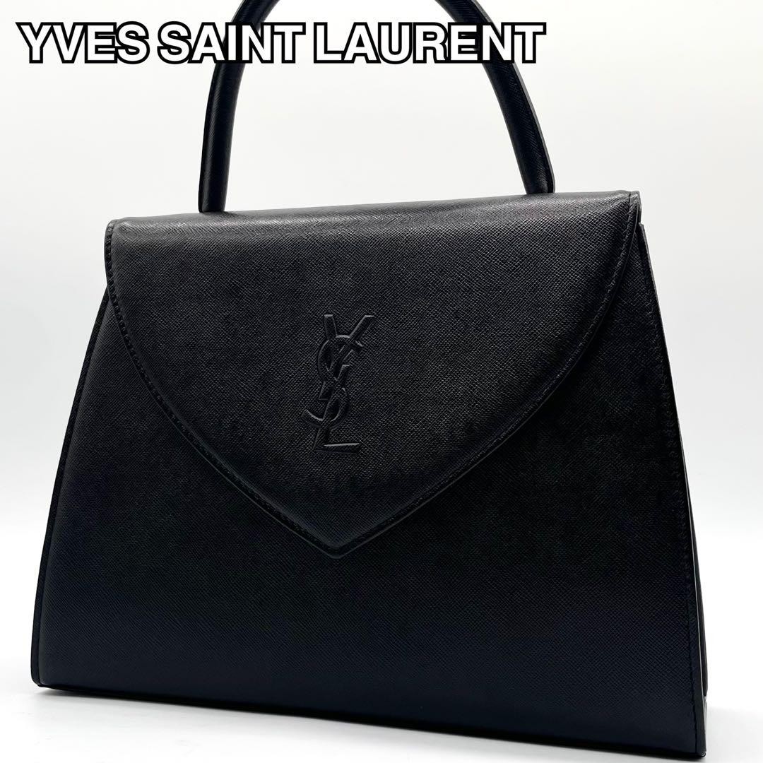 Yves Saint Laurent YSL Cassandra Leather Handbag in Black Pre-Owned