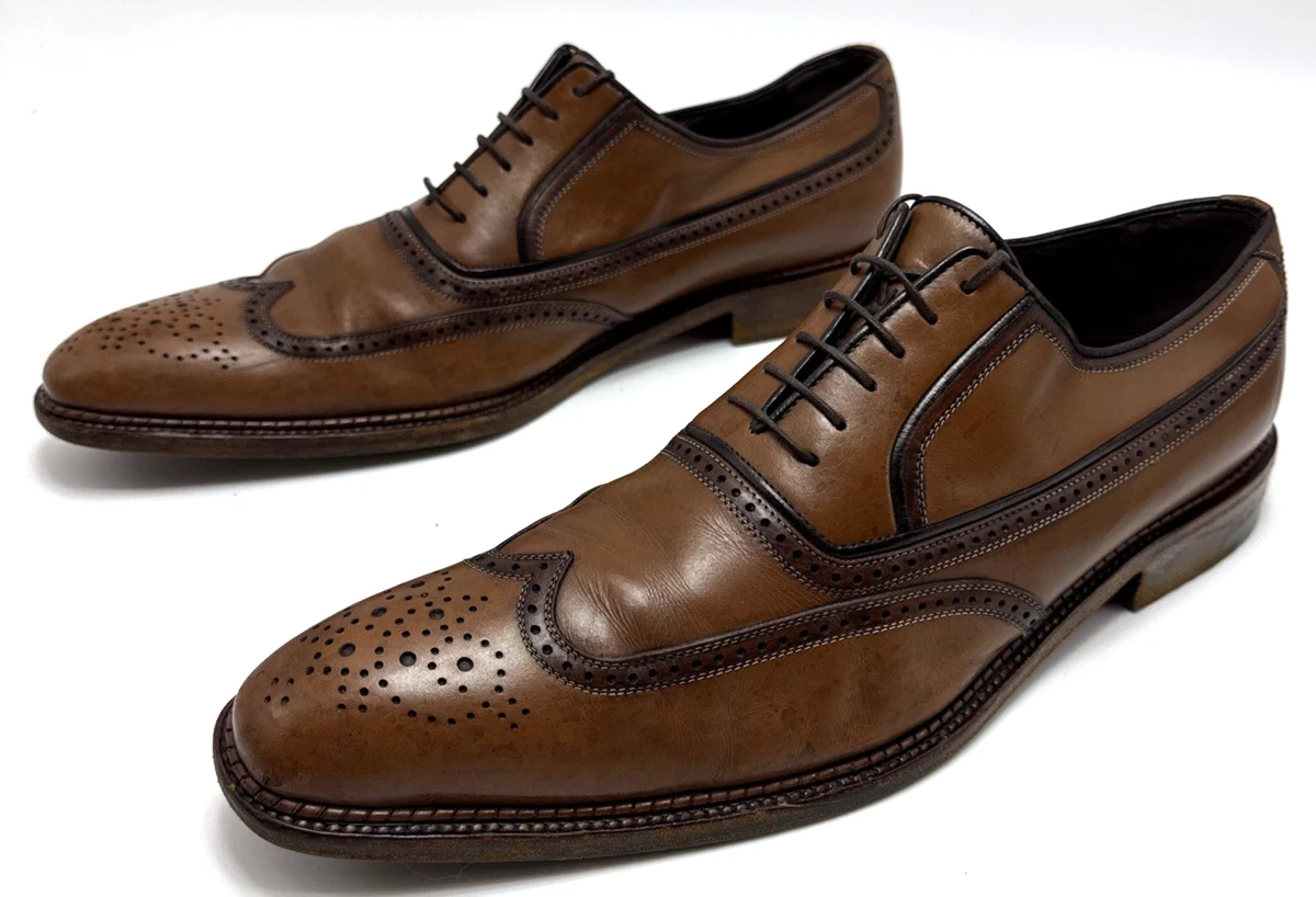 a.testoni Black Wingtip Men's Dress Shoes for sale | eBay