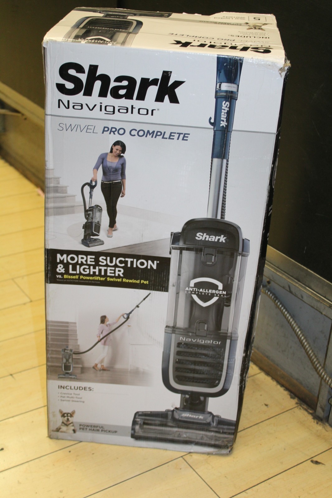 Shark Navigator Swivel Pro Complete NV151 Upright Vacuum Cleaner  Blue FREE SHIP