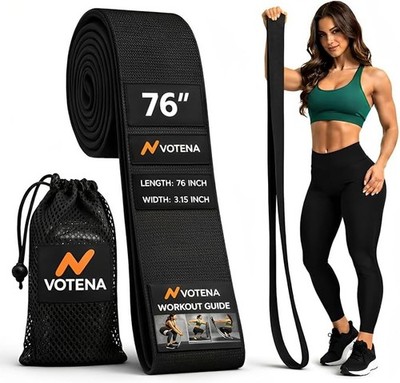 76'' Extended Length Resistance Bands-Heavy Duty Elastic Fabric Training,Mobility