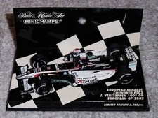 1/43 Minardi Cosworth Ps03 Verstappen 100Th Race European Gp 2003