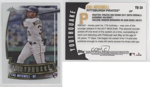 2023 Topps Chrome Youthquake Cal Mitchell #YQ-34 Rookie RC
