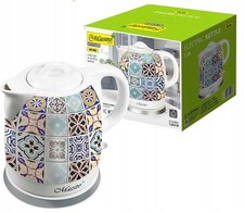 Stylish Ceramic Kettle 1.5L 1200W 'holiday in Porto' Pattern