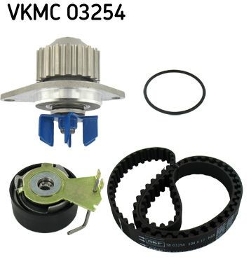 Cooling Water Pump & Timing Belt Kit SKF VKMC 03254 Fits Citroen Fiat Hyundai