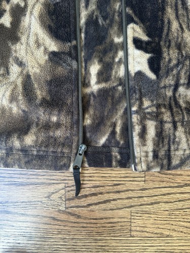 Columbia Sportswear Jacket Boys Kids Youth Fleece Camouflage Zip Hunting - 18/20 - Picture 10 of 11
