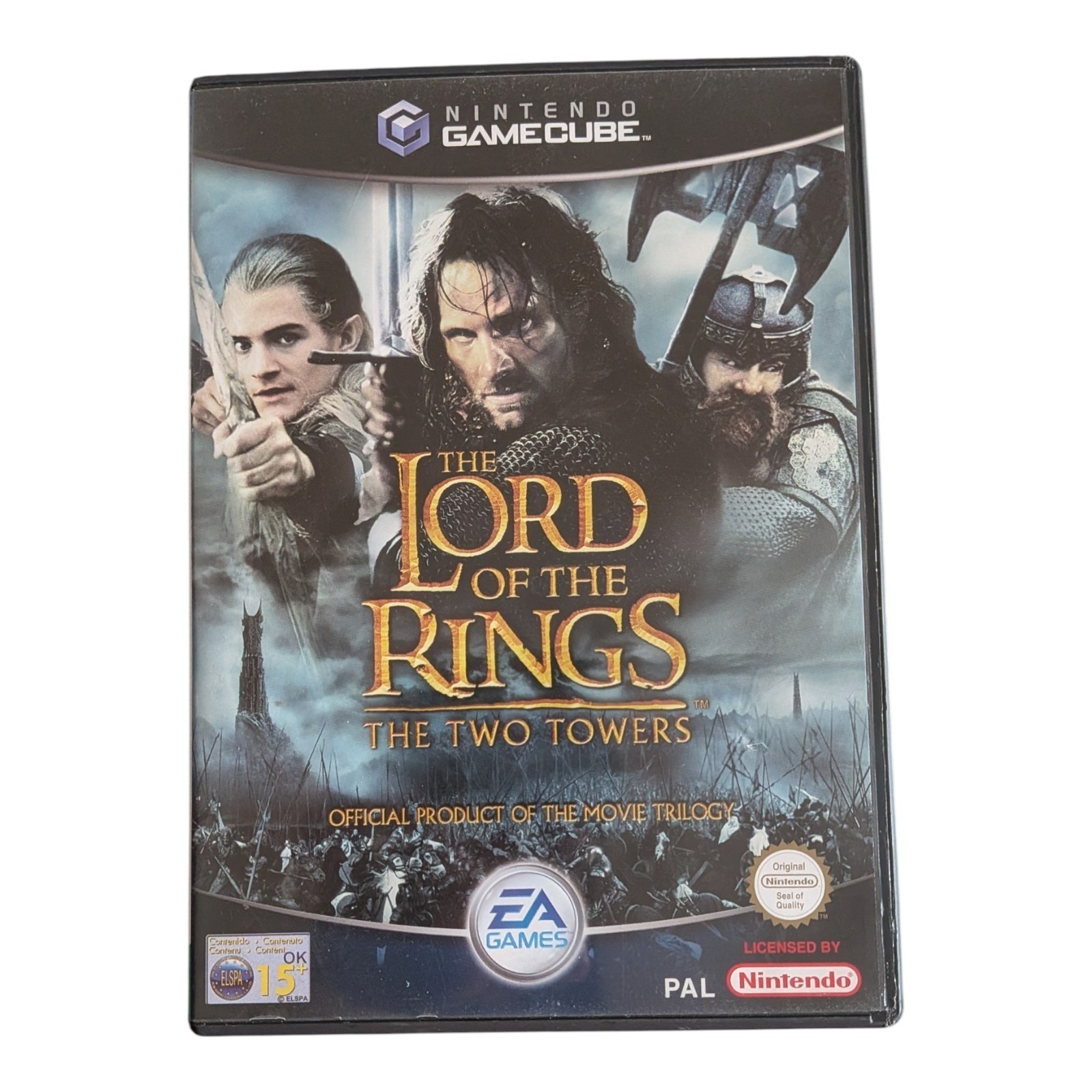 The Lord of the Rings: The Two Towers (Nintendo GameCube 2003) Broken Case