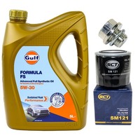 MotoröL Filter Set 5W-30 5 Liter + ÖLablassschraube FüR Hyundai KIA Sorento I