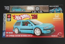 Mattel Brick Shop Hot Wheels Hot Ones Custom '90 Honda Civic Ef
