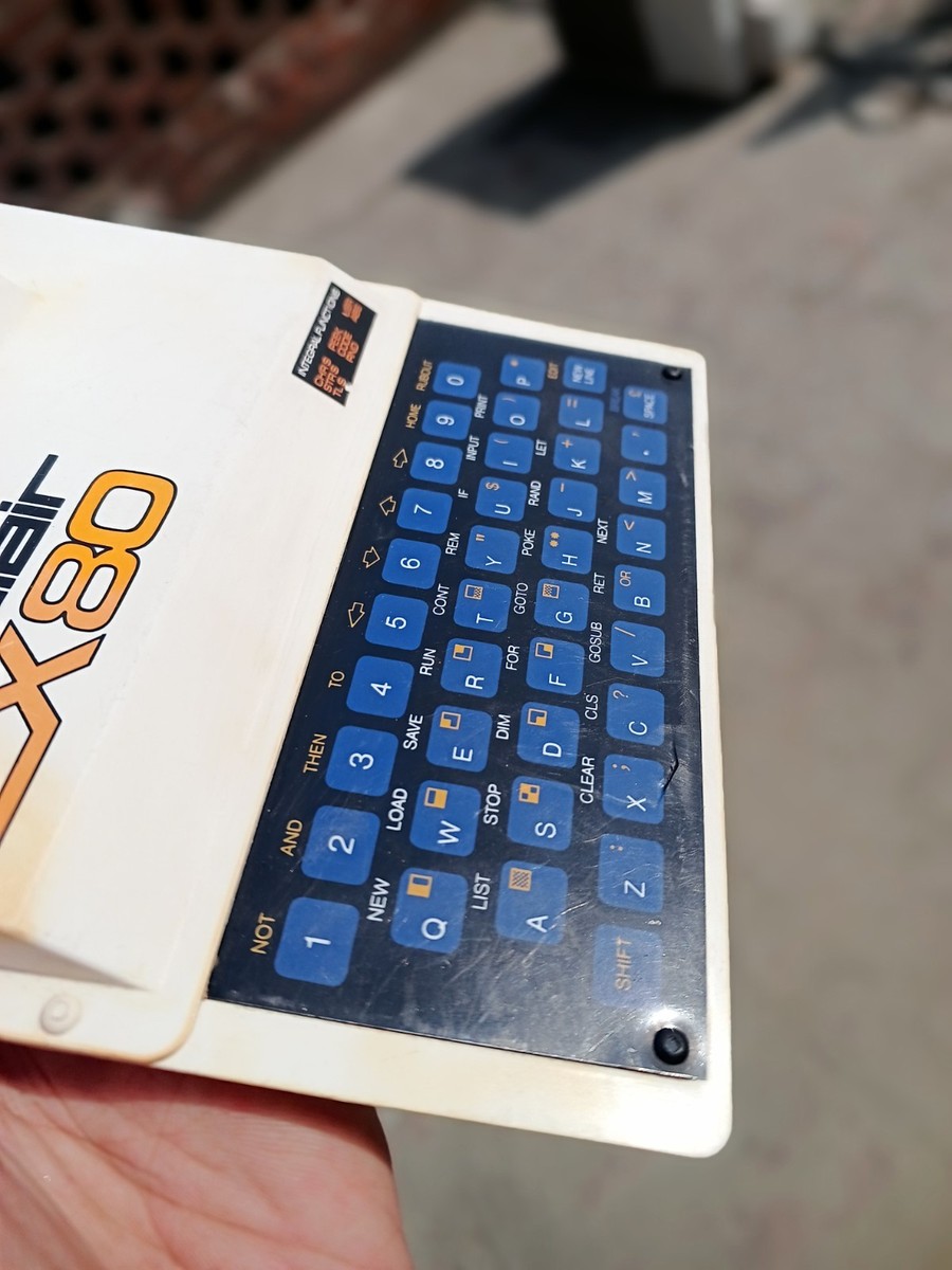 ULTRA RARE VINTAGE SINCLAIR ZX80 COMPUTER SYSTEM WITH PSU/CABLE