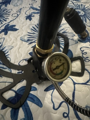 #ad FOUR UNCLES High Pressure Hand Pump 4500 Psi PCP Air Rifle black 3 stage $59.00