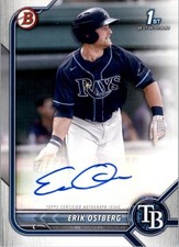 2022 Bowman Prospect Autographs #PPAEO Erik Ostberg Auto - NM-MT