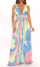 Fashion Nova After the Storm maxi dress multicolor Size XS
