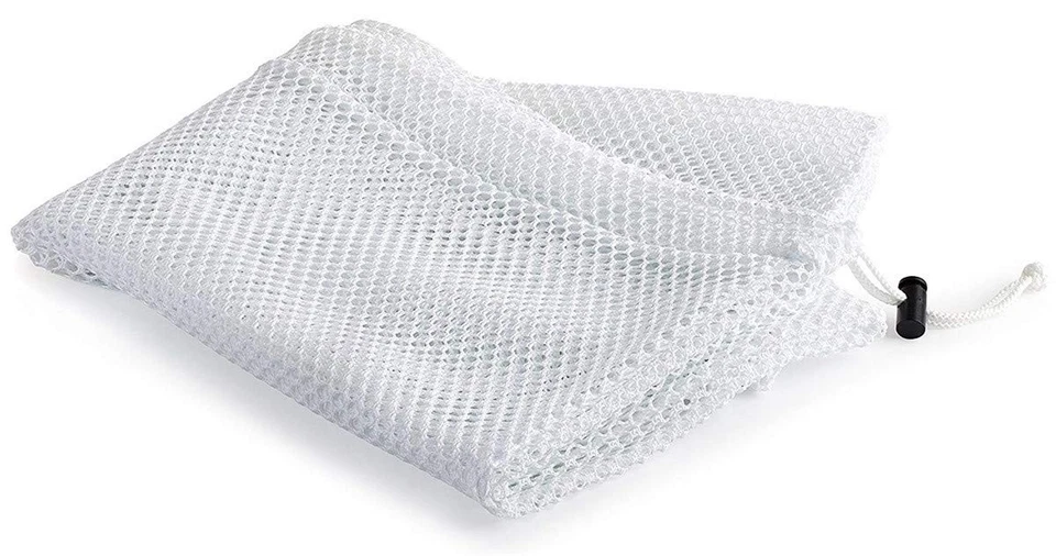 3 Pcs Commercial Mesh Laundry Bag - 20" x 28" - Sturdy white Mesh Material Wi... - Imagem 3 de 4