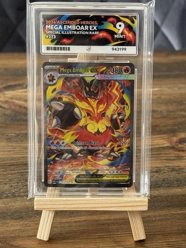 Mega Emboar EX 273 - Ascended Heroes - Pokemon - ACE 9