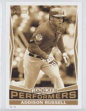 2015 Topps Heritage High Number Rookie Performers /10 Addison Russell #RP-5 RC