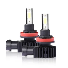 2x H11 LED Headlight Super Bright Bulbs Kit White 356000LM HIGH/LOW Beam 6500K