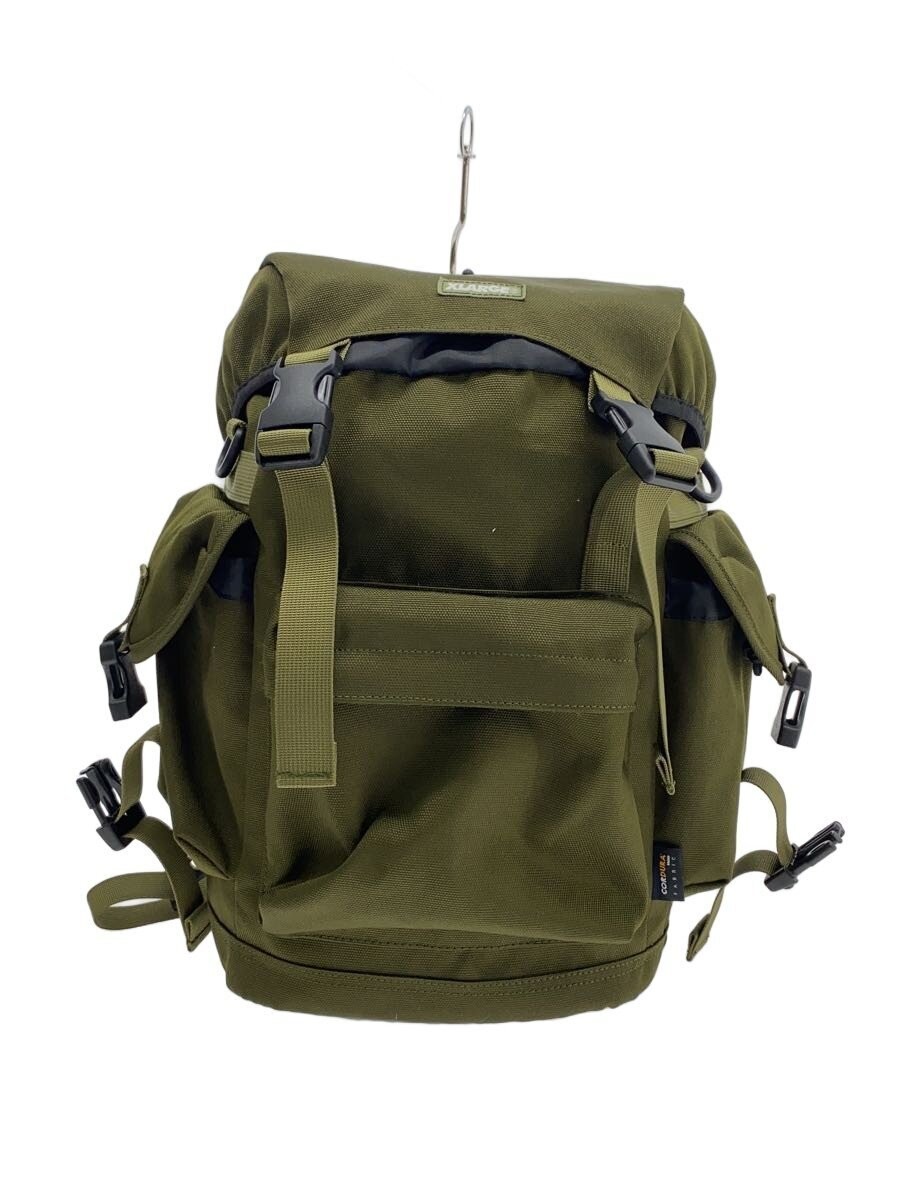 X-LARGE Backpack Polyester Green Solid Color - image 1
