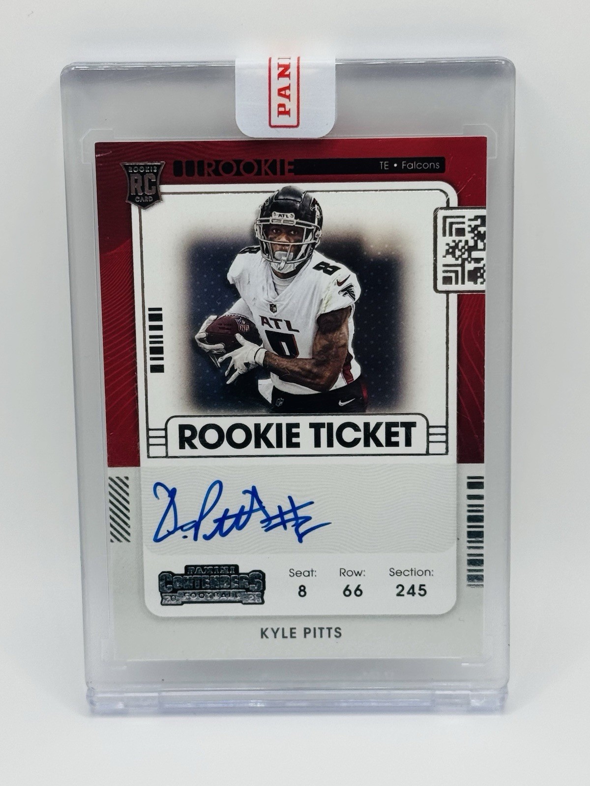2021 Panini Contenders - Rookie Ticket RPS Variation Kyle Pitts #104 (AU, RC)