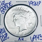 1921 P HIGH RELIEF SILVER PEACE DOLLAR AUTHENTIC HI GRADE U.S.MINT KEY DATE 6943