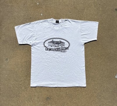 90 s Vintage Blank Basic White Graphic T-Shirt Size Large