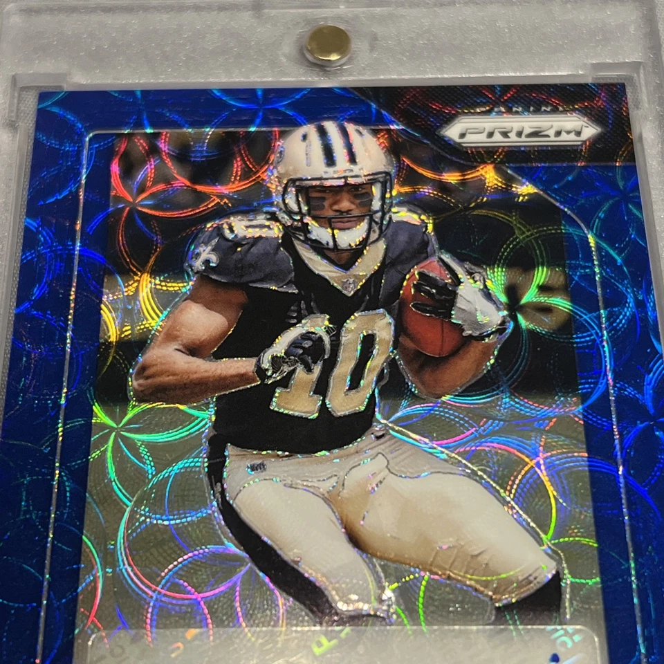 2018 Panini Prizm - Rookie Auto 11/99! Tre'Quan Smith Blue Scope #RA-TQS Saints - Image 2 of 3