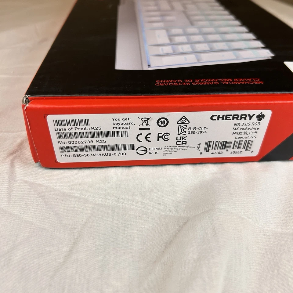 Cherry MX Board 3.0S Wired Mechanical Keyboard RGB Lighting Full Cherry Silent - Image 4 of 4