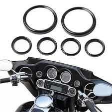 Instrument Panel Indicator Bezel For Harley Touring Street Glide 96-13 Black