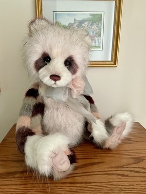 NWT Charlie Bears Elaine Plumo Panda - Limited Edition
