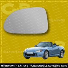 For Honda S2000 wing mirror glass 99-09 Left Passenger side Spherical